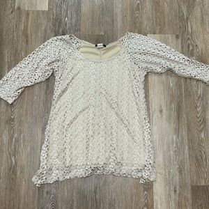 Cream Dress Top 💥